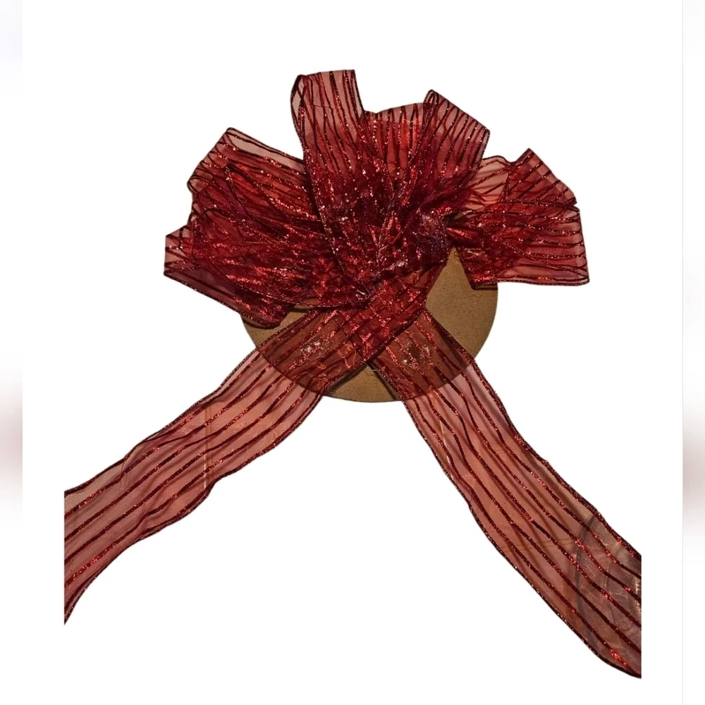 Hand Crafted GreenHandmade Holiday Wreath Santa's Wall Door decor String Lights